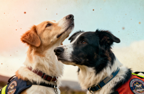 Training and Upkeep for Two Avalison Search Dogs