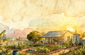 Reinforced Greenhouse & Irrigation System – Darwin